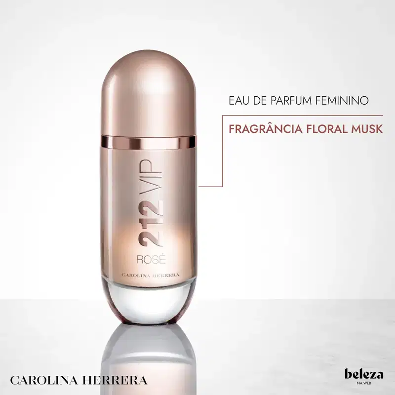 212 VIP Rosé Carolina Herrera Eau de Parfum - Perfume Feminino 125ml