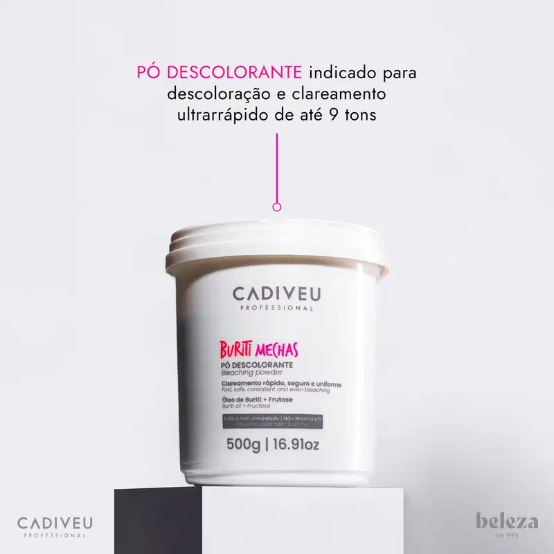 Cadiveu Professional Buriti Mechas - Pó Descolorante 500g