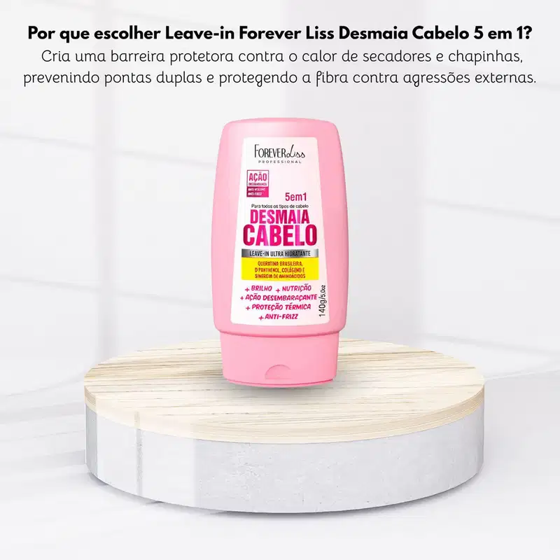 Forever Liss Professional Desmaia Cabelo - Leave-in 140g