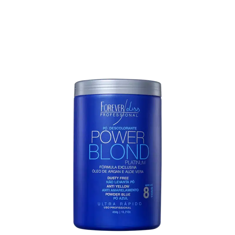 Forever Liss Professional Power Blond Platinum - Pó Descolorante 450g