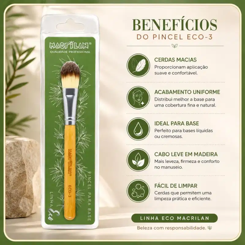 Pincel Para Base Macrilan Eco-3