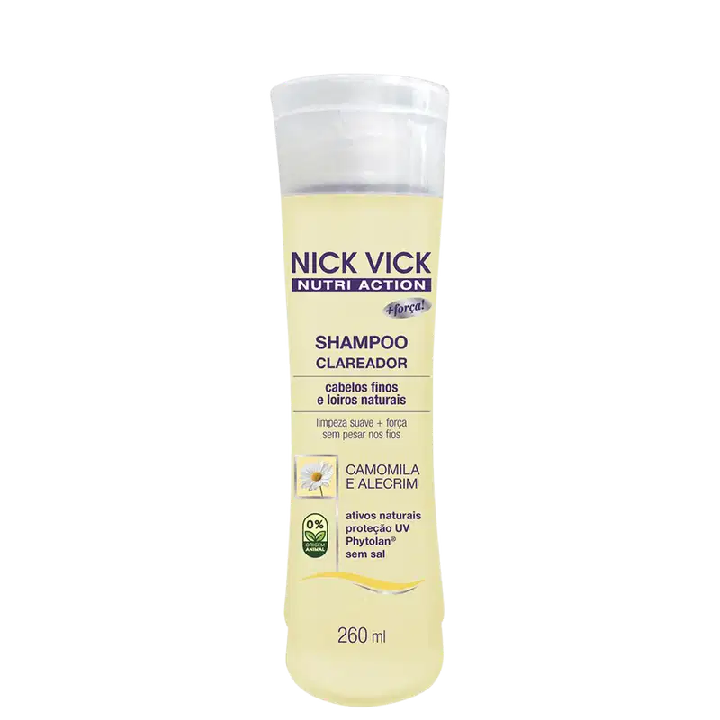 Nick & Vick NUTRI-Hair - Shampoo Clareador 260ml