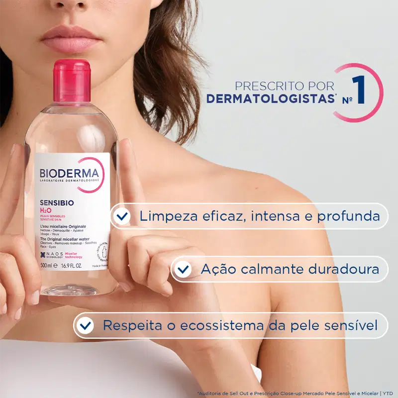 Bioderma Sensibio H2O - Água Micelar Calmante 500ml