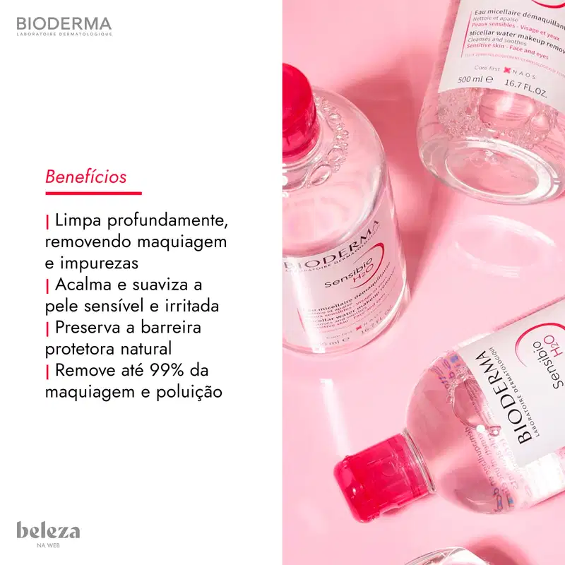 Bioderma Sensibio H2O - Água Micelar Calmante 500ml