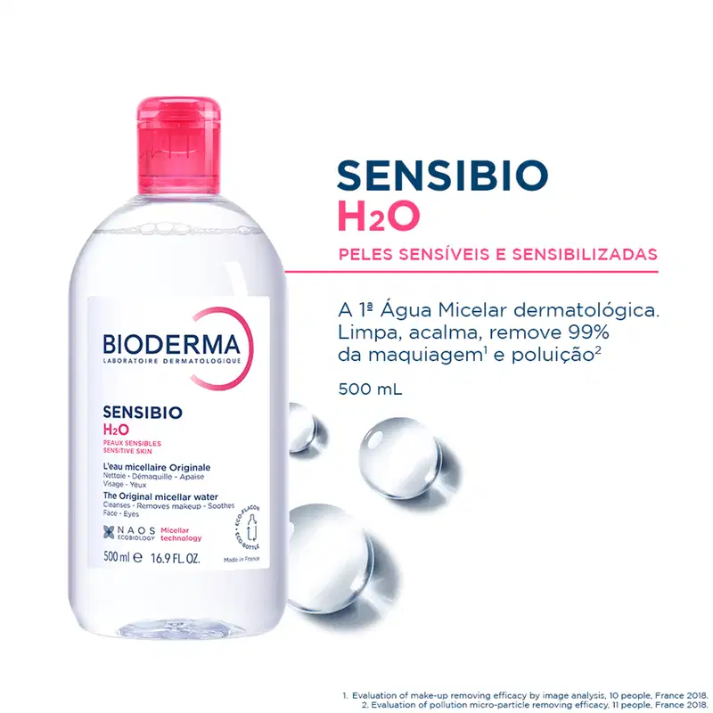 Bioderma Sensibio H2O - Água Micelar Calmante 500ml