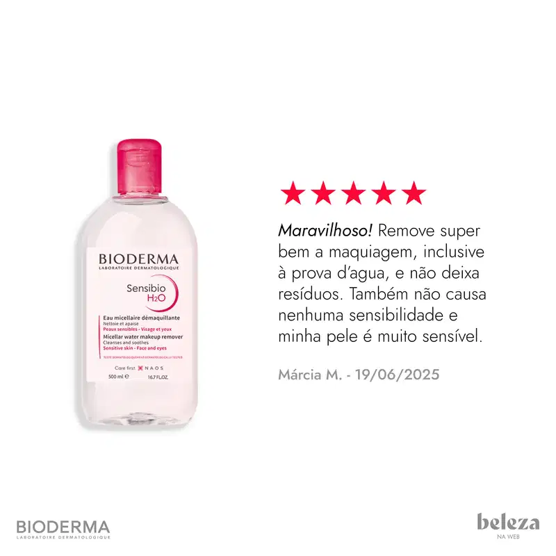 Bioderma Sensibio H2O - Água Micelar Calmante 500ml