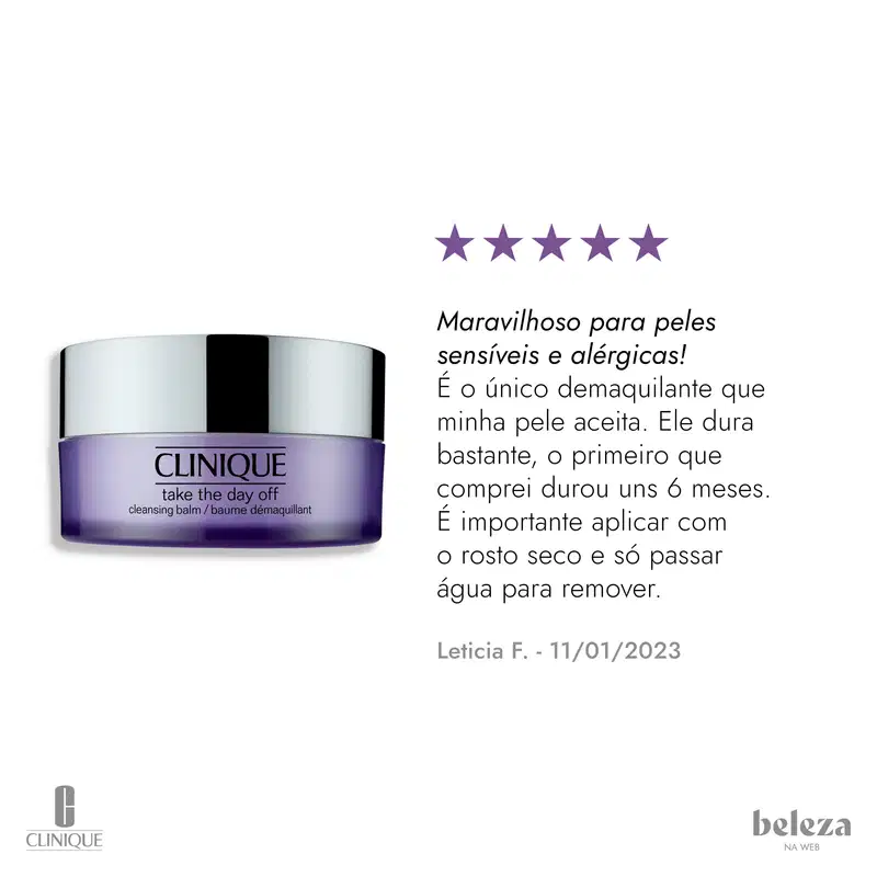 Clinique Take The Day Off Cleansing - Creme Demaquilante 125ml