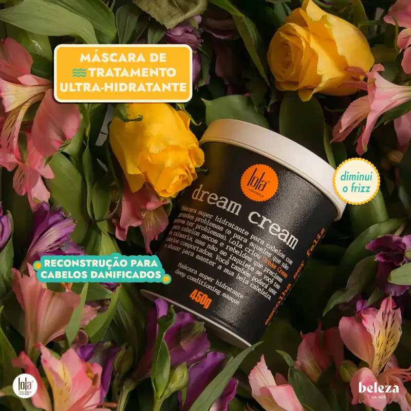 Lola From Rio Dream Cream - Máscara de Hidratação 450g