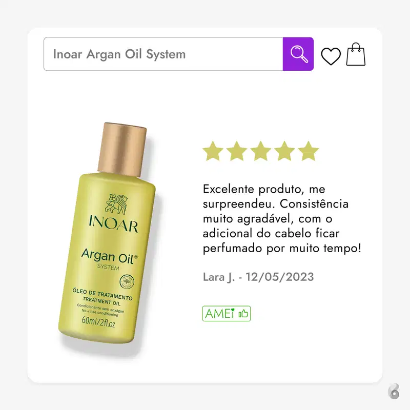 Inoar Argan Oil System - Óleo Capilar 60ml