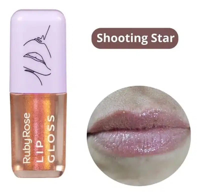 Ruby Rose Gloss Labial - Shooting Star - HB-8234-3