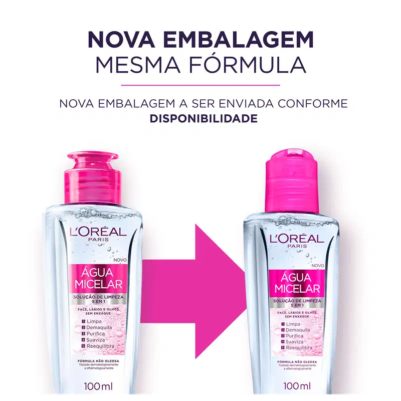 L'Oréal Paris Dermo Expertise Solução de Limpeza 5 em 1 - Água Micelar 100ml