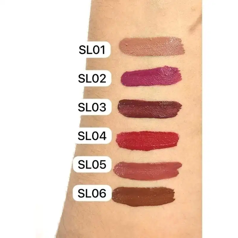 Batom Líquido Ruby Rose Silk Skin Comfort Lips SL02 3,5ml HB-L6201-2