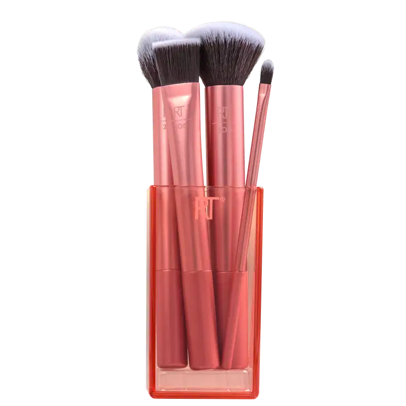 Real Techniques Kit de Pinceis Flawless Base (4 Produtos)