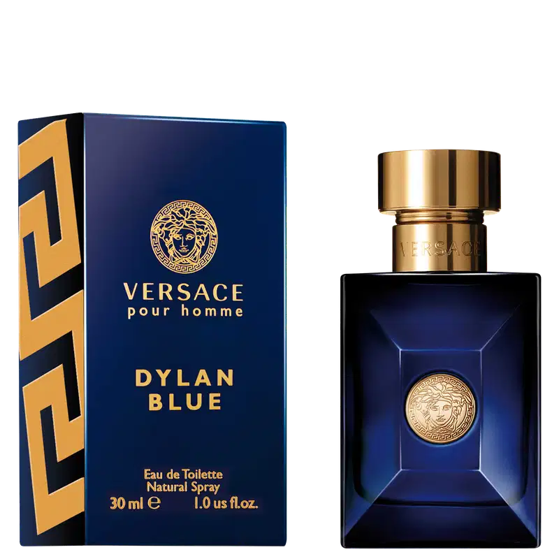 Dylan Blue Pour Homme Versace Eau de Toilette - Perfume Masculino 30ml
