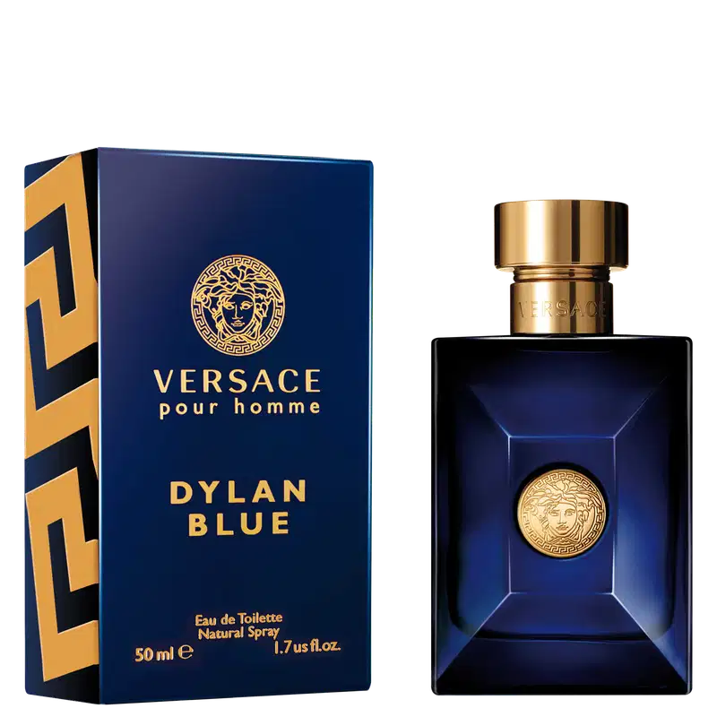 Dylan Blue Pour Homme Versace Eau de Toilette - Perfume Masculino 50ml