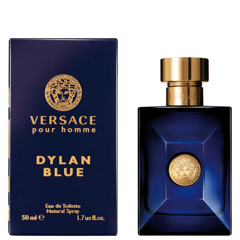 Dylan Blue Pour Homme Versace Eau de Toilette - Perfume Masculino 50ml