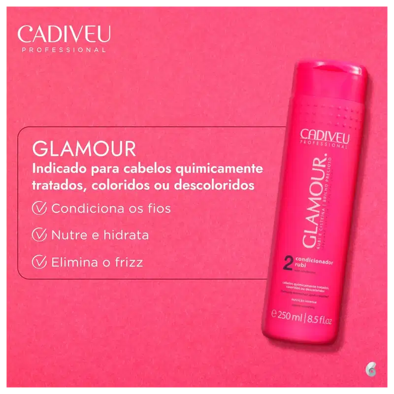 Cadiveu Professional Glamour Rubi - Condicionador 250ml
