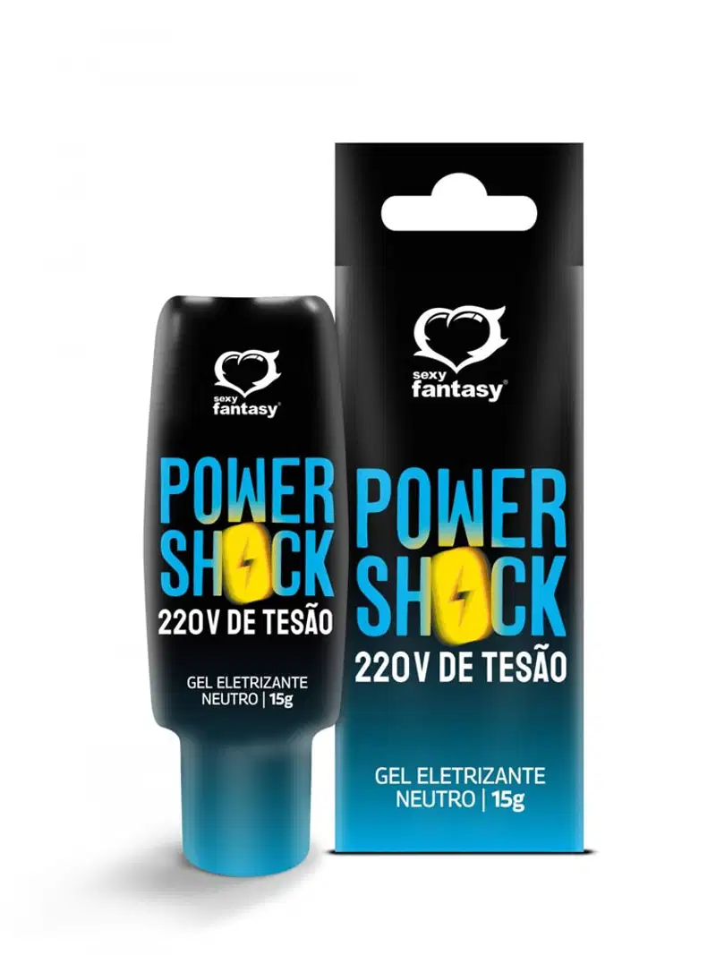 Power Shock 220 V de Tesão Gel Eletrizante Neutro Sexy Fantasy