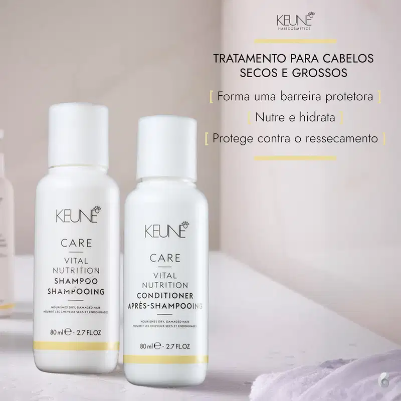 Kit Keune Care Vital Nutrition Mini (2 Produtos)