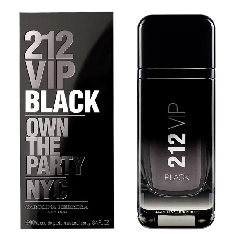 212 VIP Black Carolina Herrera Eau de Parfum - Perfume Masculino 100ml
