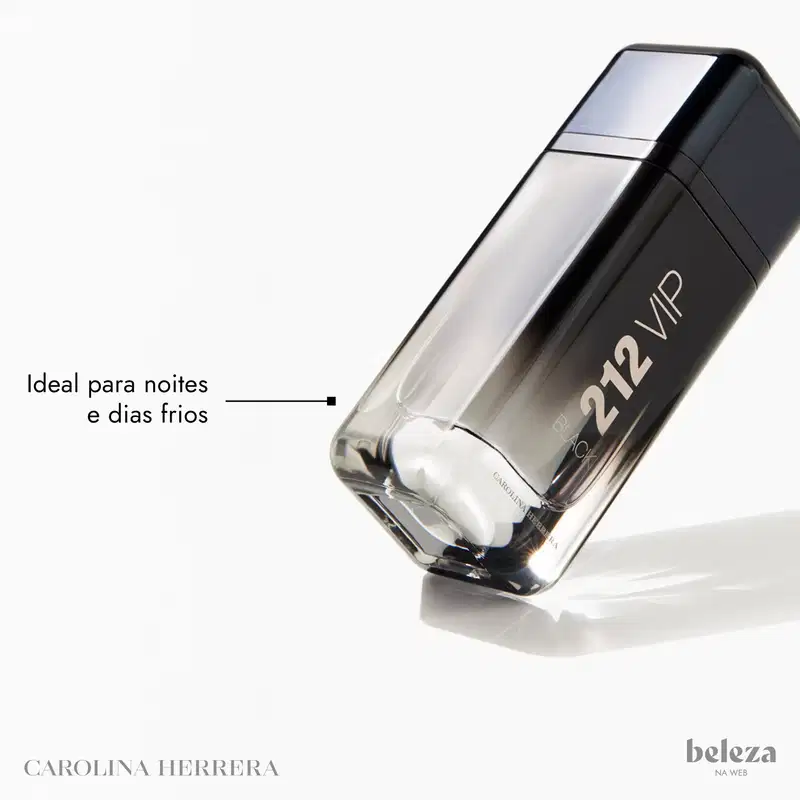 212 VIP Black Carolina Herrera Eau de Parfum - Perfume Masculino 100ml