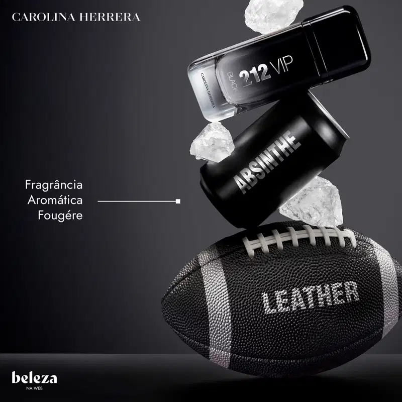 212 VIP Black Carolina Herrera Eau de Parfum - Perfume Masculino 100ml