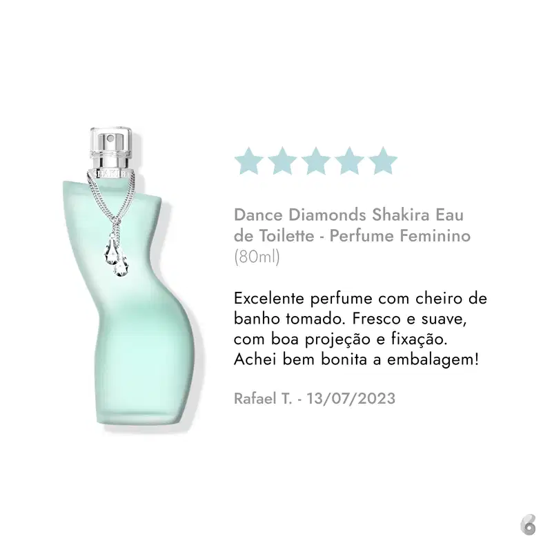 Dance Diamonds Shakira Eau de Toilette - Perfume Feminino 80ml