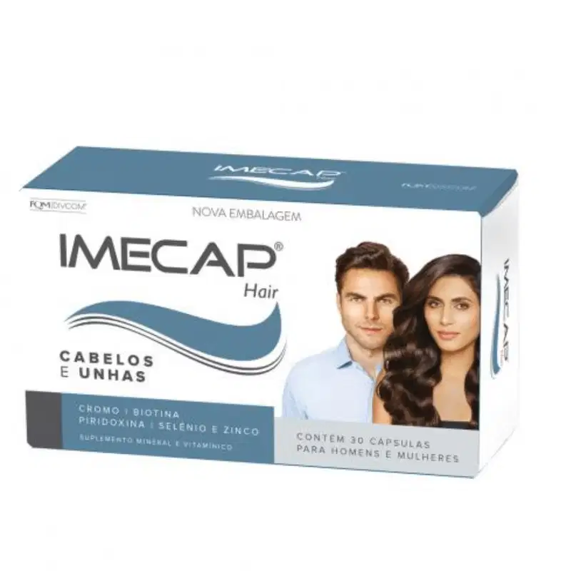 Imecap Hair - Tratamento Capilar 30 Cápsulas