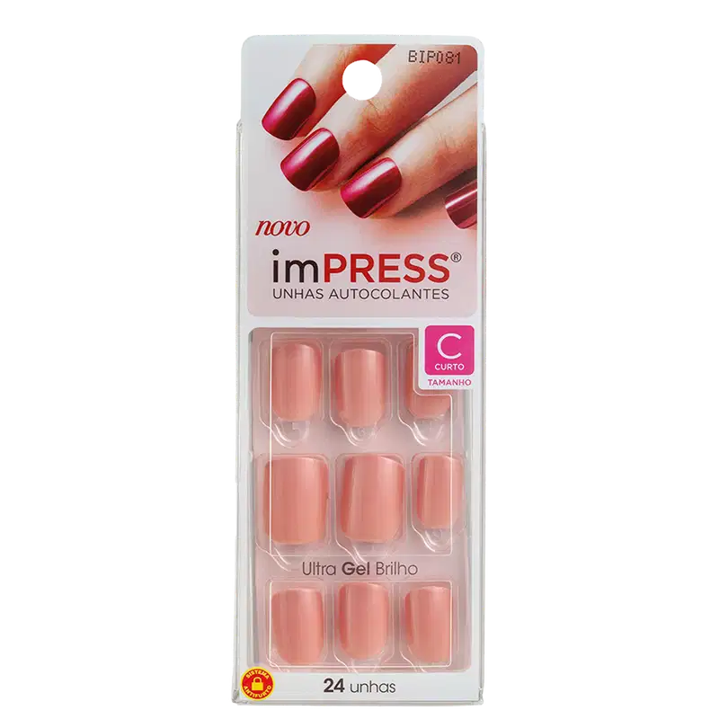 Kiss New York Impress Curta Summer Love - Unhas Postiças