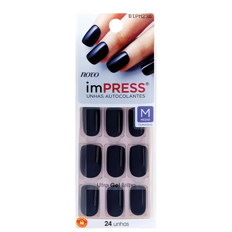 Kiss New York Impress Média All Fired Up - Unhas Postiças