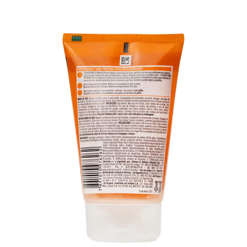 Neutrogena Acne Proofing - Esfoliante Facial 100g