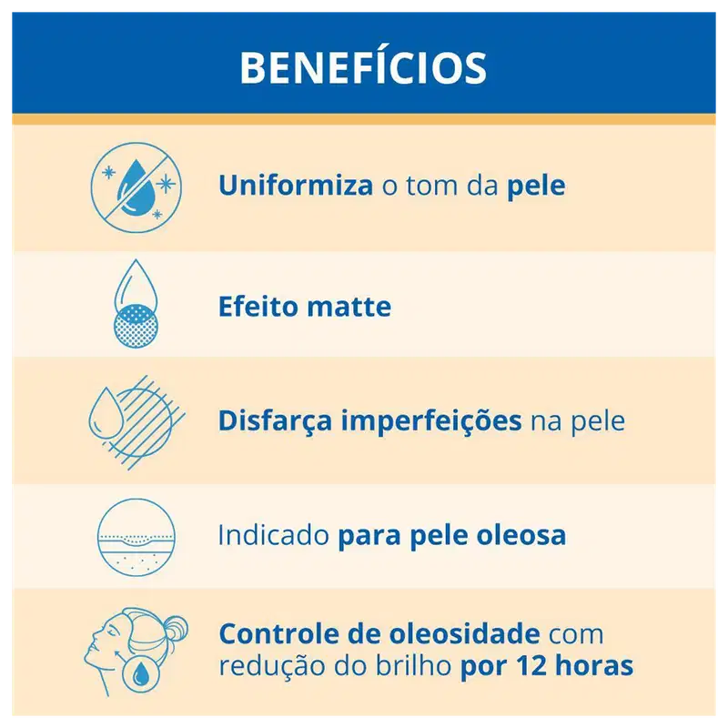 Neutrogena Sun Fresh Controle de Brilho FPS 60 - Protetor Solar com Cor 50ml