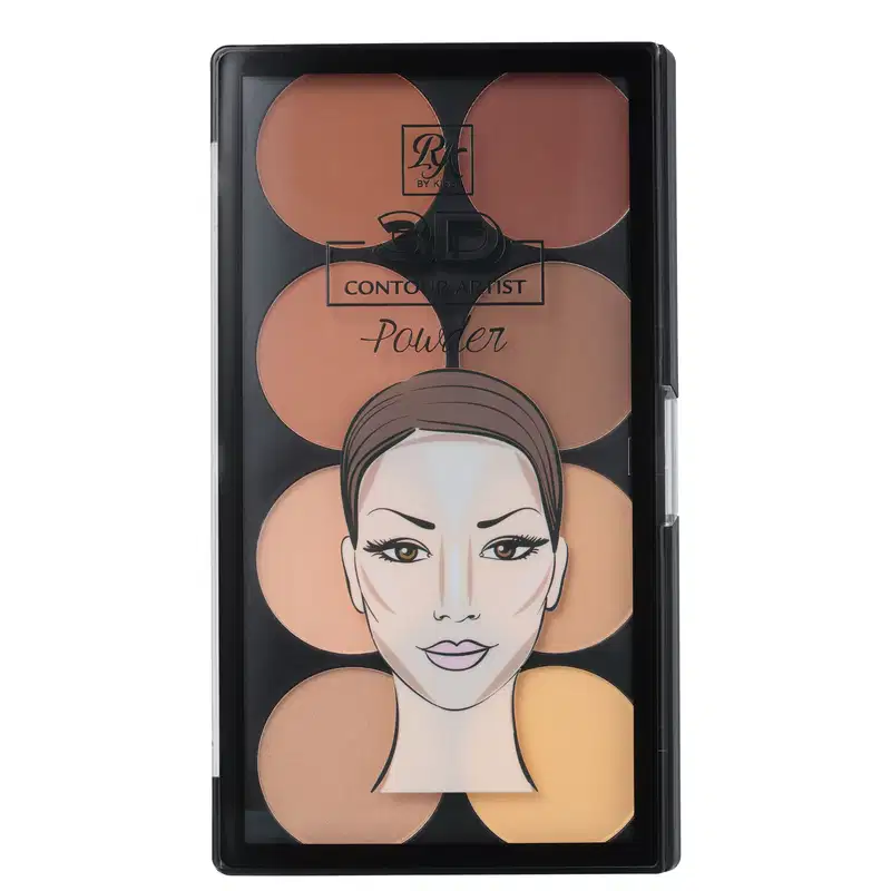 Ruby Kisses 3D Contour Artist Powder Light Medium - Paleta de Contorno 28,8g