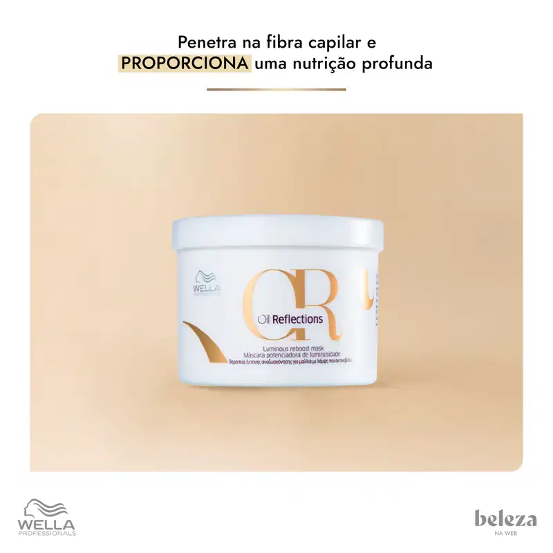 Wella Professionals Oil Reflections Luminous Reboost - Máscara Capilar 500ml
