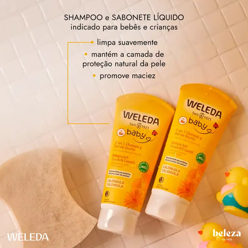Weleda Baby Calêndula - Shampoo e Sabonete 200ml