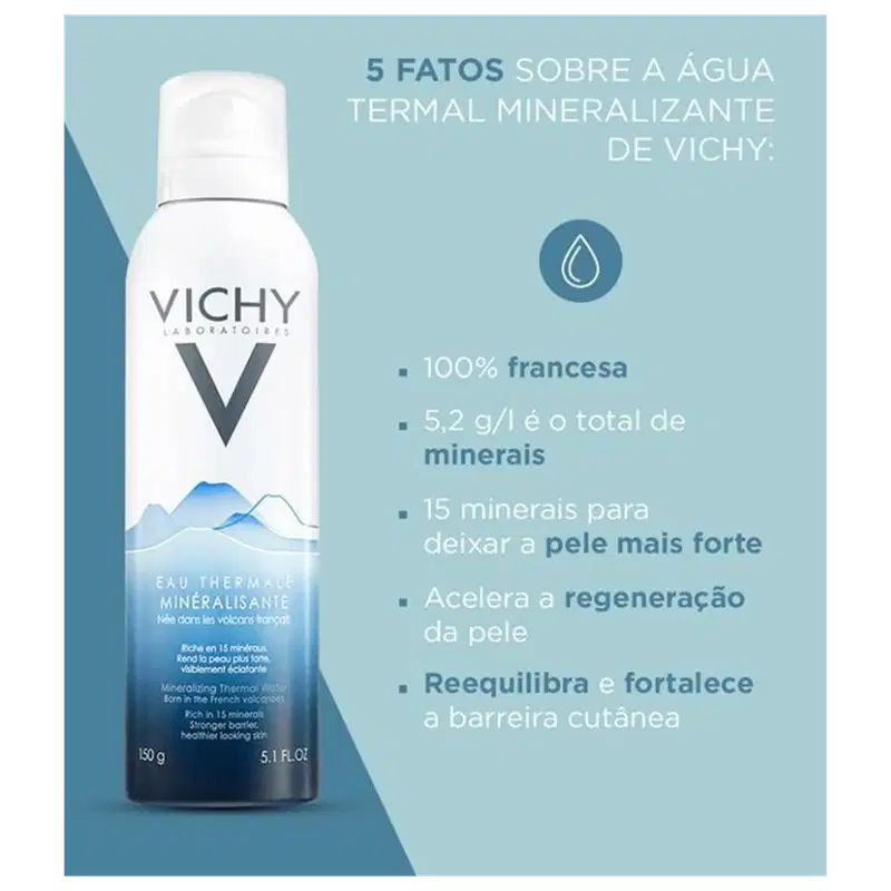 Vichy Eau Thermale Minéralisante - Água Termal 150ml
