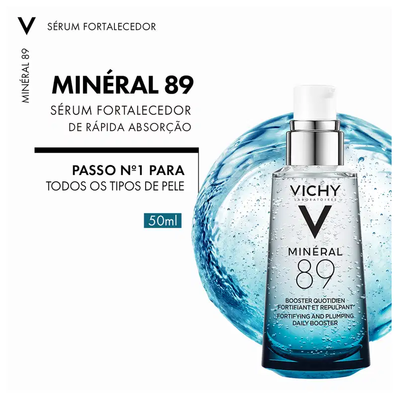 Vichy Minéral 89 - Sérum Fortalecedor Facial Hidratante 50ml