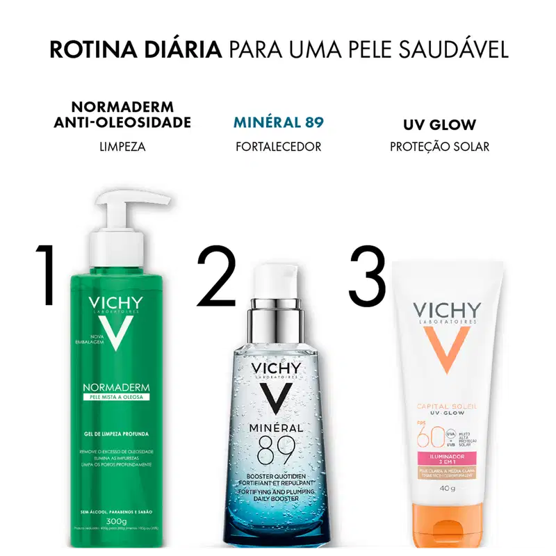 Vichy Minéral 89 - Sérum Fortalecedor Facial Hidratante 50ml