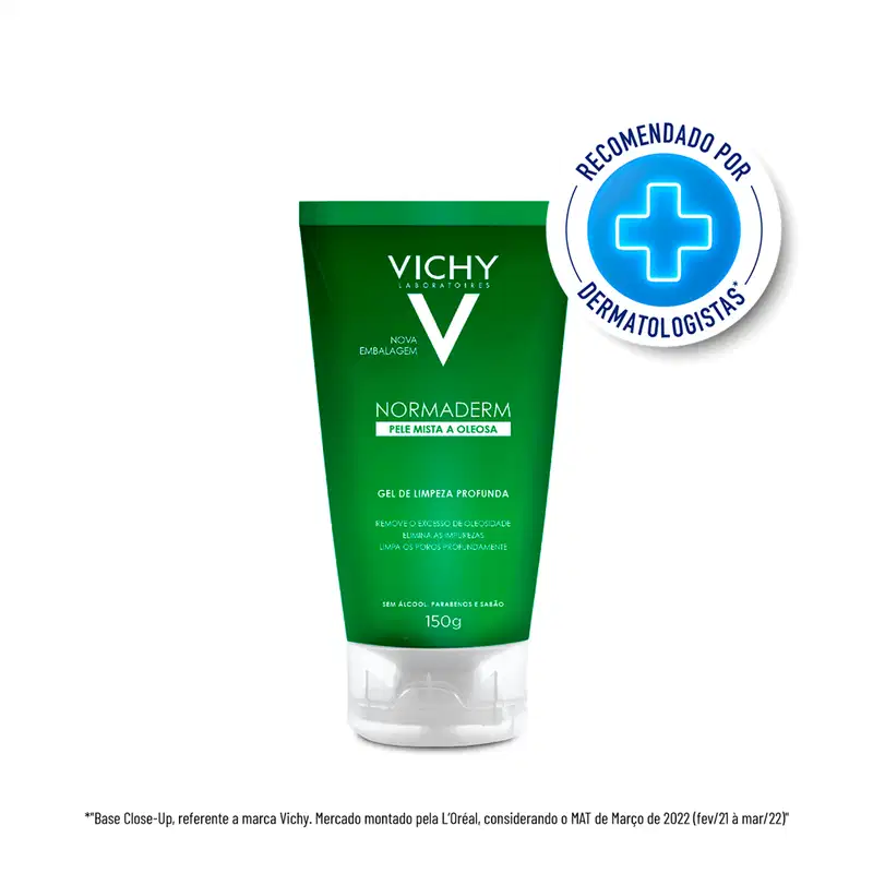 Vichy Normaderm Limpeza Profunda - Gel de Limpeza Facial 150g