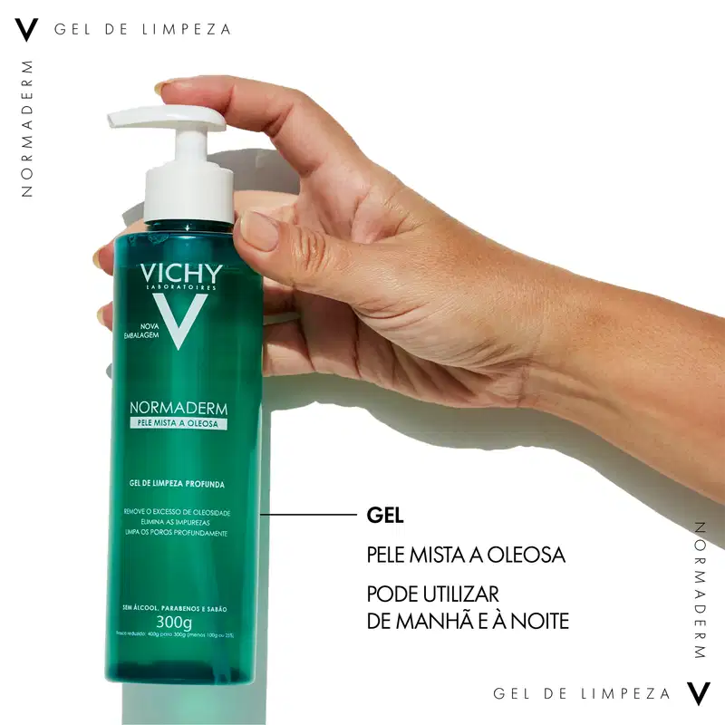 Vichy Normaderm Limpeza Profunda - Gel de Limpeza Facial 150g