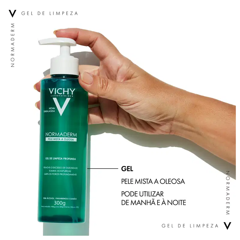 Vichy Normaderm Limpeza Profunda - Gel de Limpeza Facial 60g