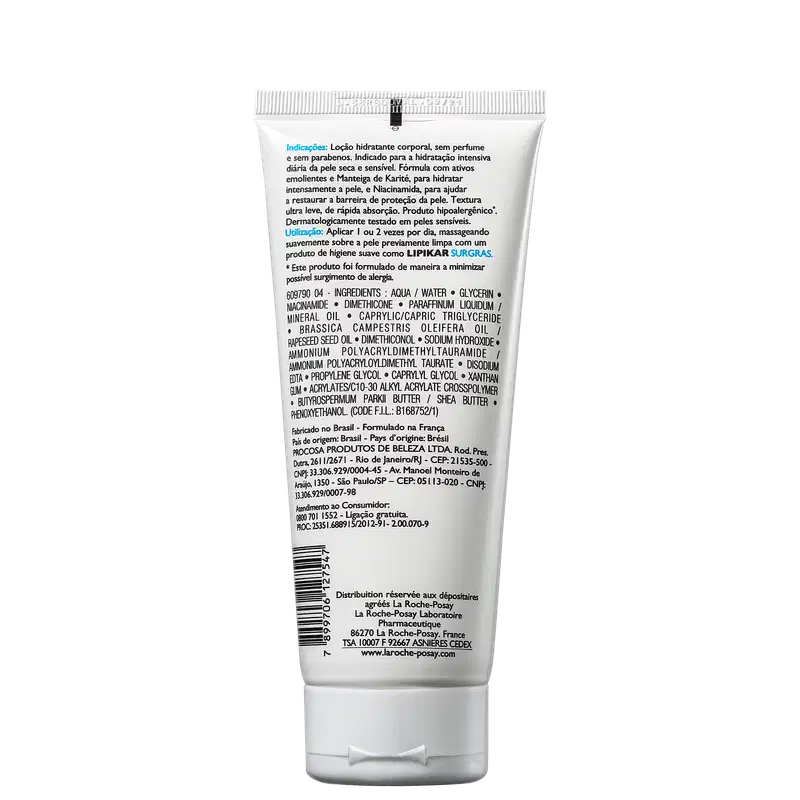 La Roche-Posay Lipikar - Loção Hidratante Corporal 200ml
