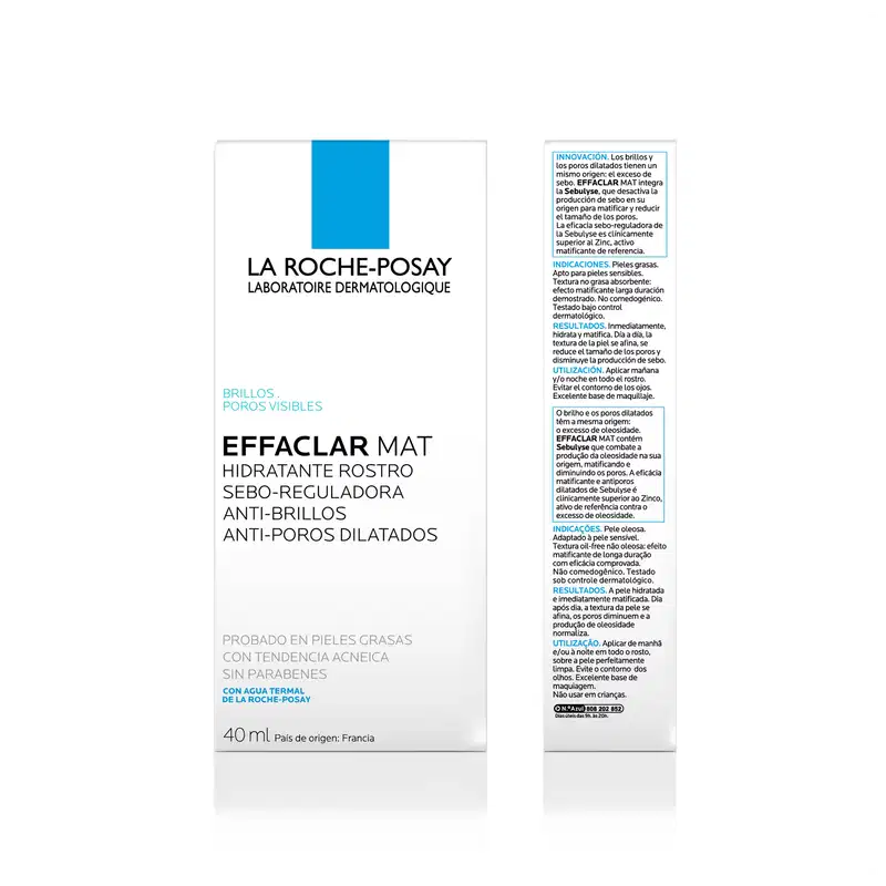 La Roche-Posay Effaclar Mat - Hidratante Facial 40ml