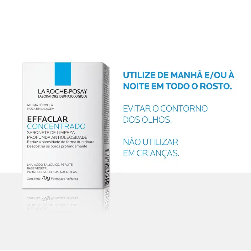 La Roche-Posay Effaclar Concentrado - Sabonete em Barra Facial 70g