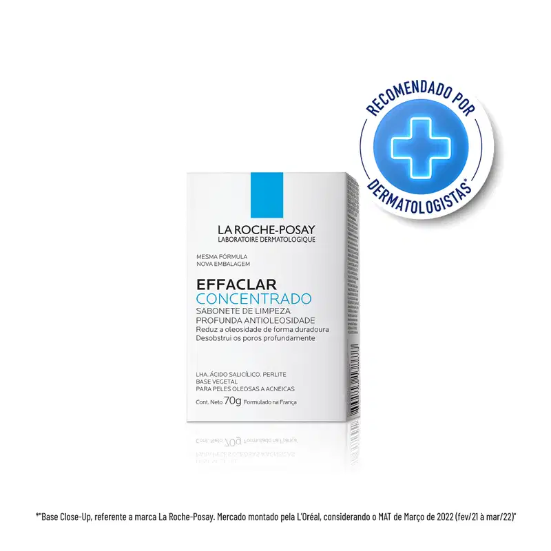 La Roche-Posay Effaclar Concentrado - Sabonete em Barra Facial 70g