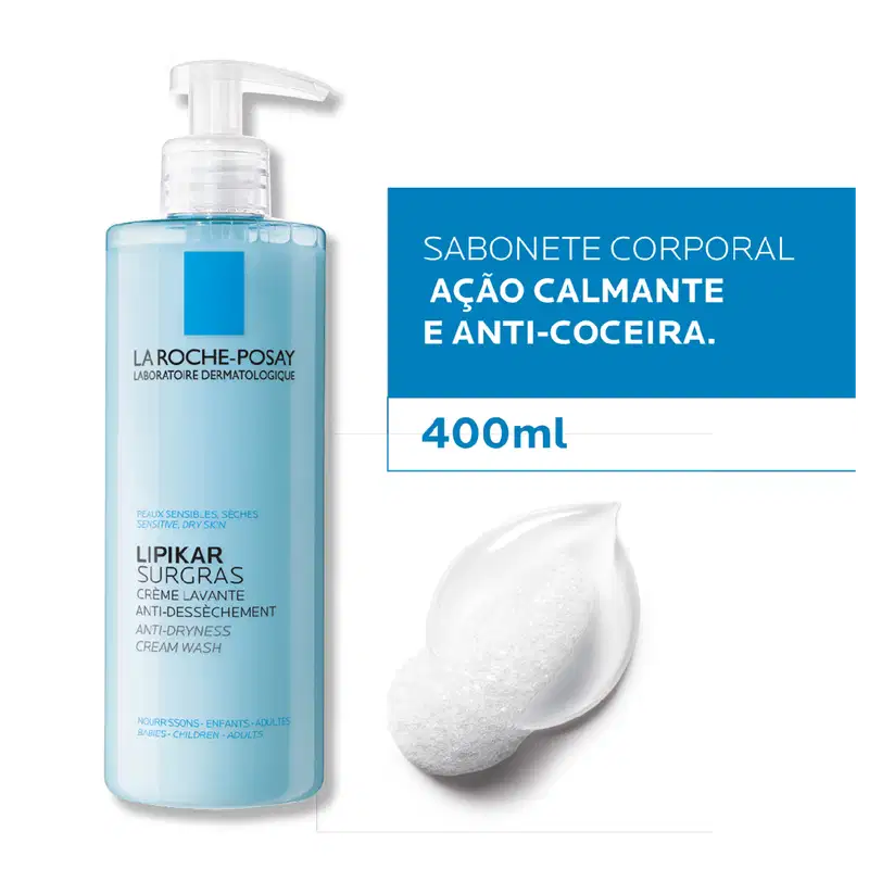 La Roche-Posay Lipikar Surgras - Sabonete Líquido 400ml