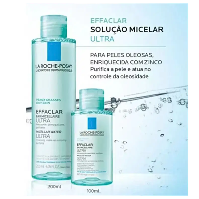 La Roche-Posay Effaclar Solução Ultra - Água Micelar 200ml
