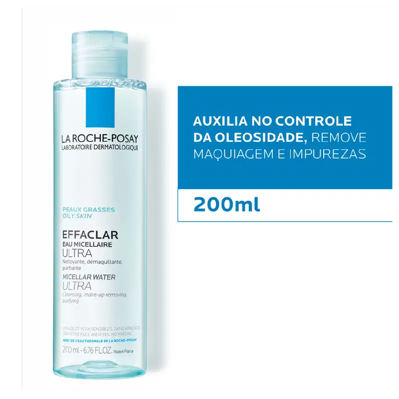 La Roche-Posay Effaclar Solução Ultra - Água Micelar 200ml