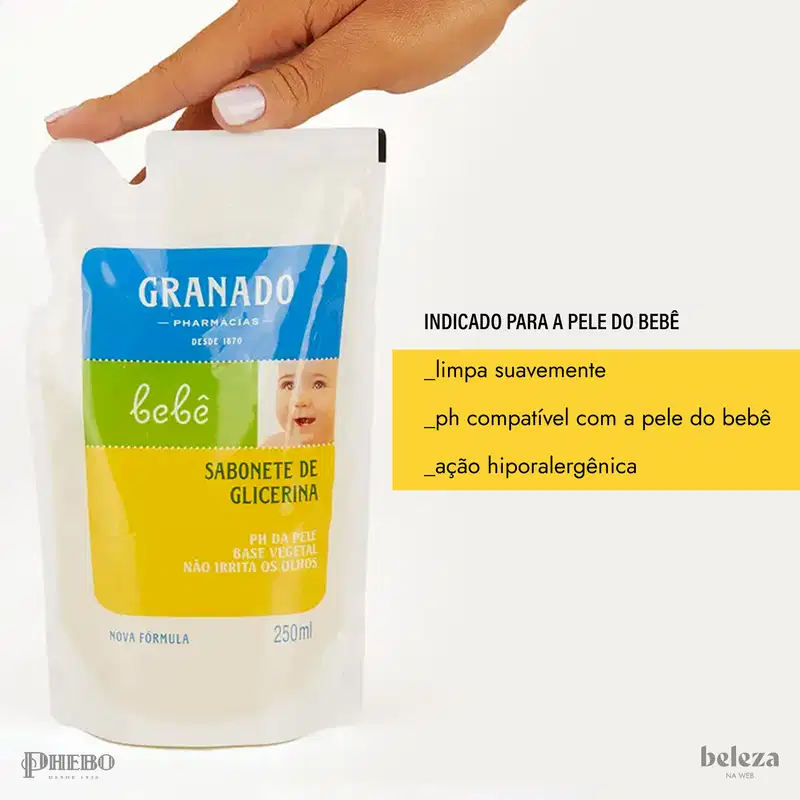 Granado Bebê Glicerina - Sabonete Líquido Refil 250ml