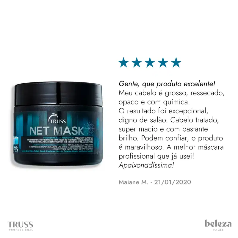 TRUSS Net Mask - Máscara Capilar 550g